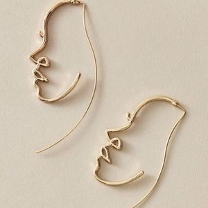 Abstract Face Earrings